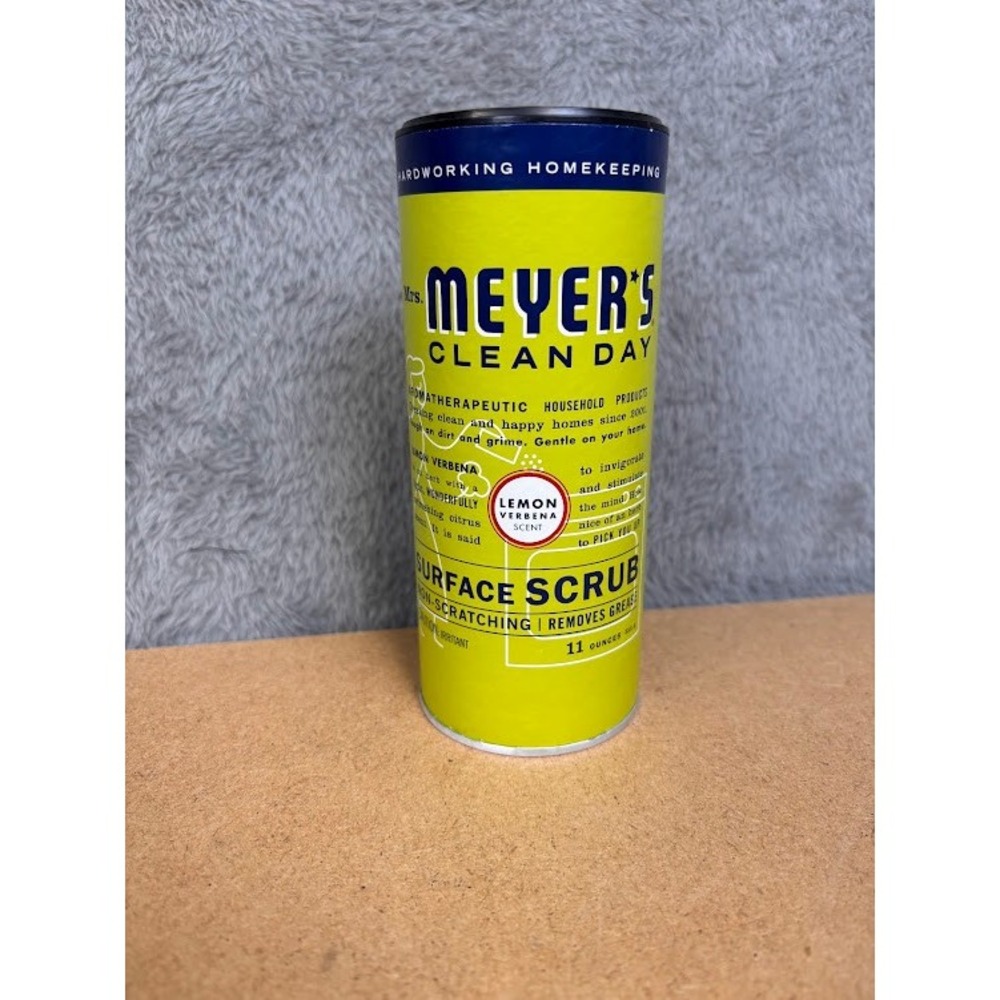 Mrs Meyers Clean Day‎ Surface Scrub Lemon Verbena 11 oz Non-Scratching Powder